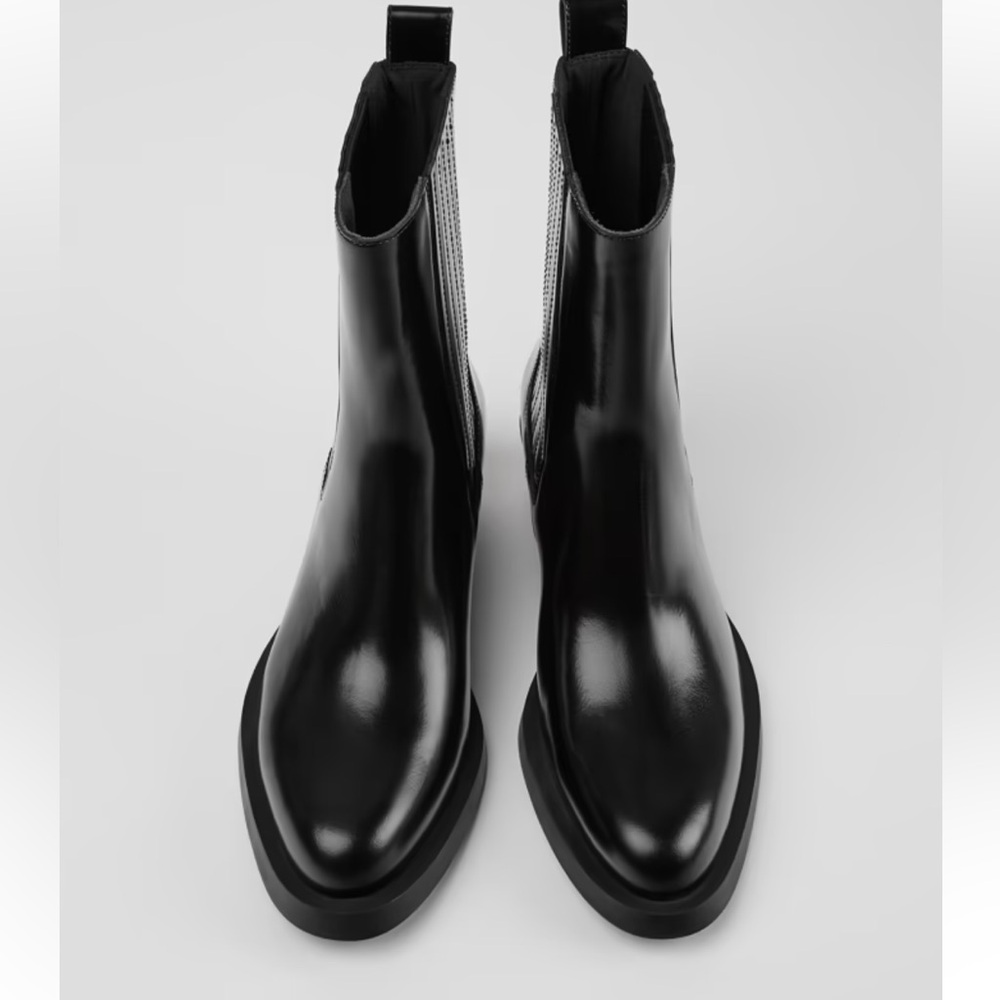 Camper Black Heeled Boots - Picture 2 of 8